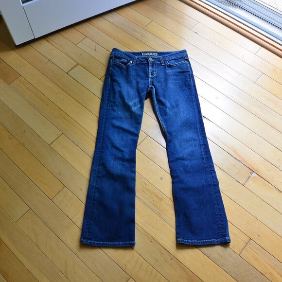 BKE Sabrina Boot Stretch Jean Size 26 x 29.5 Mid Rise Boot - Picture 1 of 10